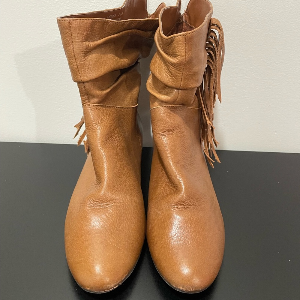 Fringed Ankle Boots